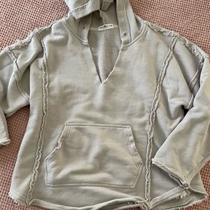 Natural life distressed sweatshirt
